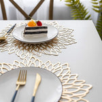 Gold/Silver Flower Placemat