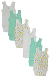 6 Pack Printed Tank Top Onsies