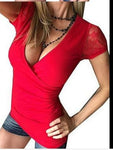 Lace Short-Sleeved T-shirt