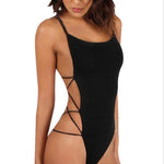 Black String Bathing Suit