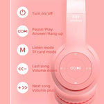 Wireless Bluetooth Cat Ear Headphones