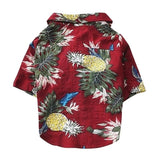 Hawaiian Style Dog Clothes Summer Pet Printed Shirt For Dog Floral