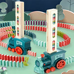 Automatic Domino Train Car Set