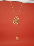 18k Gold Spider Necklace