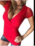 Lace Short-Sleeved T-shirt